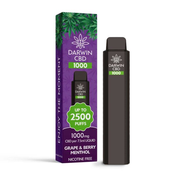 Darwin CBD 1000mg Disposable Vape 2500 Puffs - Image 6