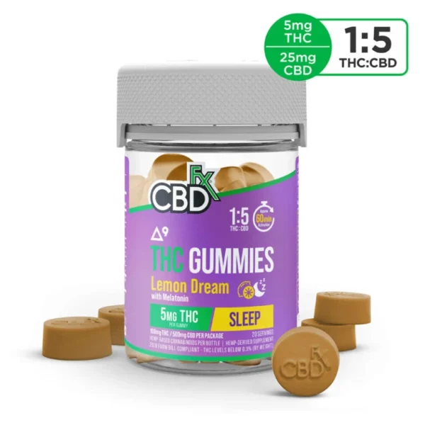 Delta-9 THC Gummies + CBD: Lemon Dream